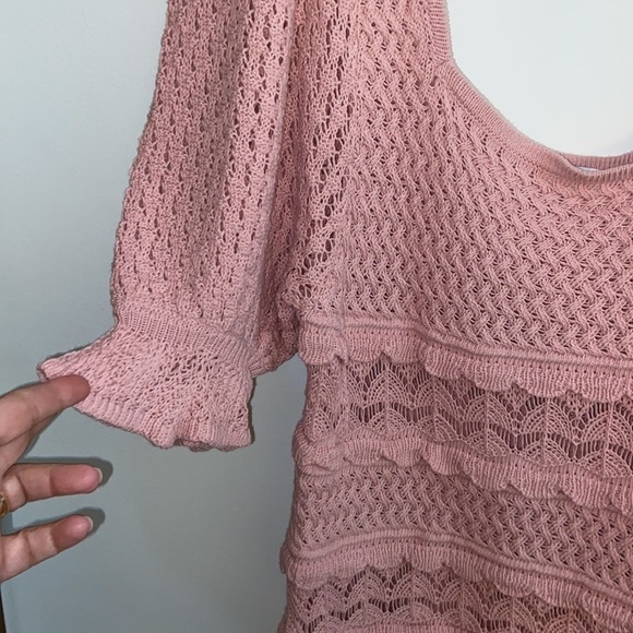 Q & A crocheted sweater - Picture 7 of 8